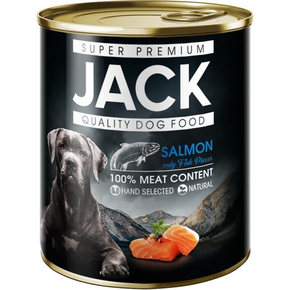 Jack konzerv lazac 800g kutya