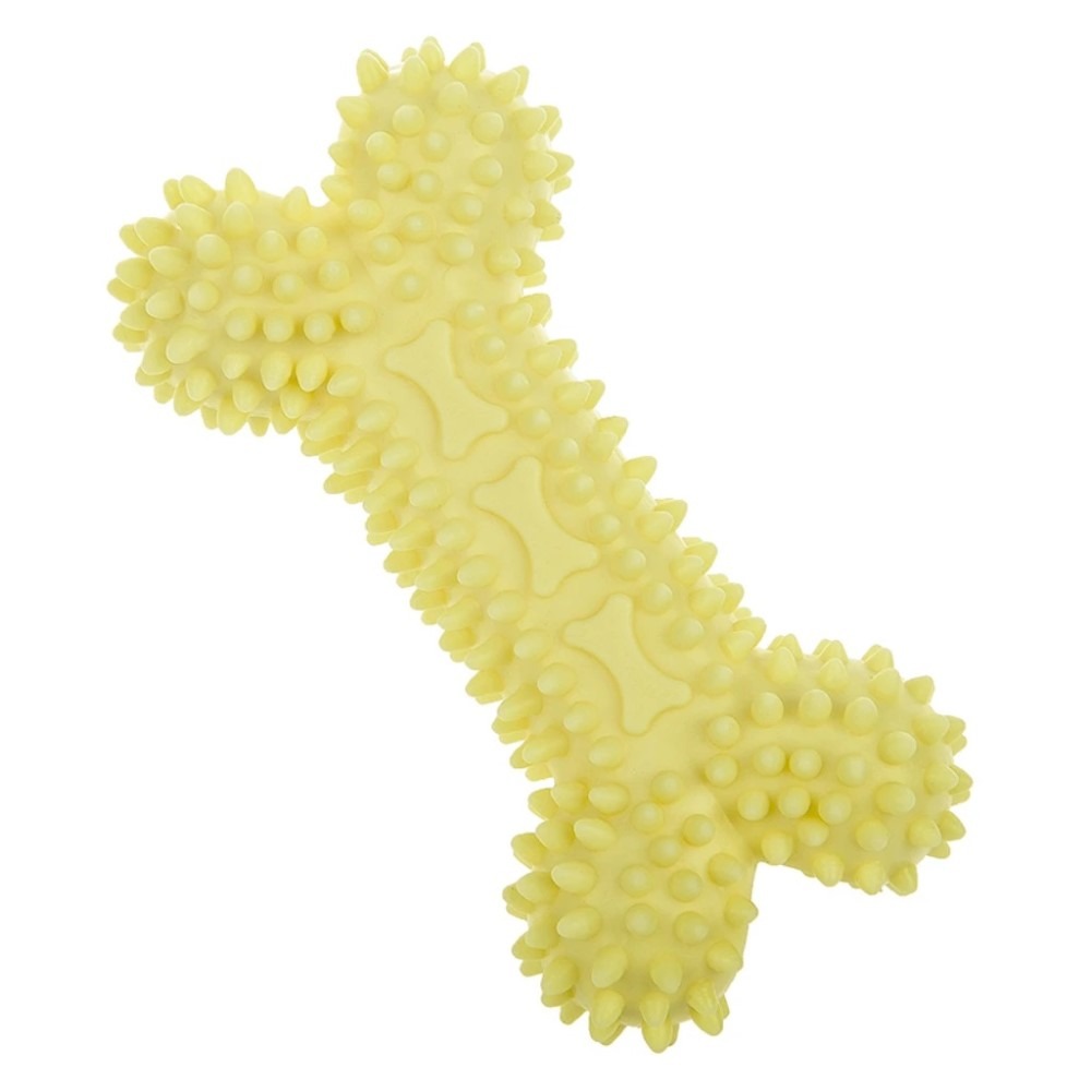 Dentális gumicsont kutyajáték - Sárga