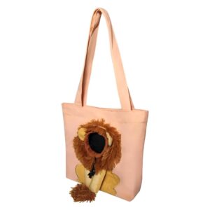 Oroszlános hordozó válltáska - Rózsaszín