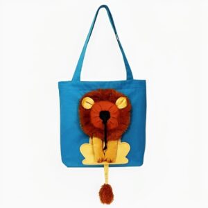 Oroszlános hordozó válltáska - Kék
