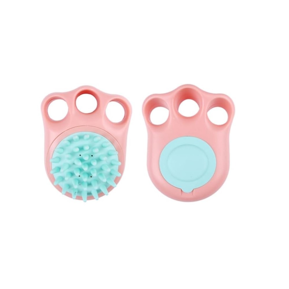 Mancsos kisállatmosó kefe - Rózsaszín