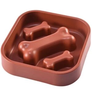 Csontos habzsolásgátló tál - Piros