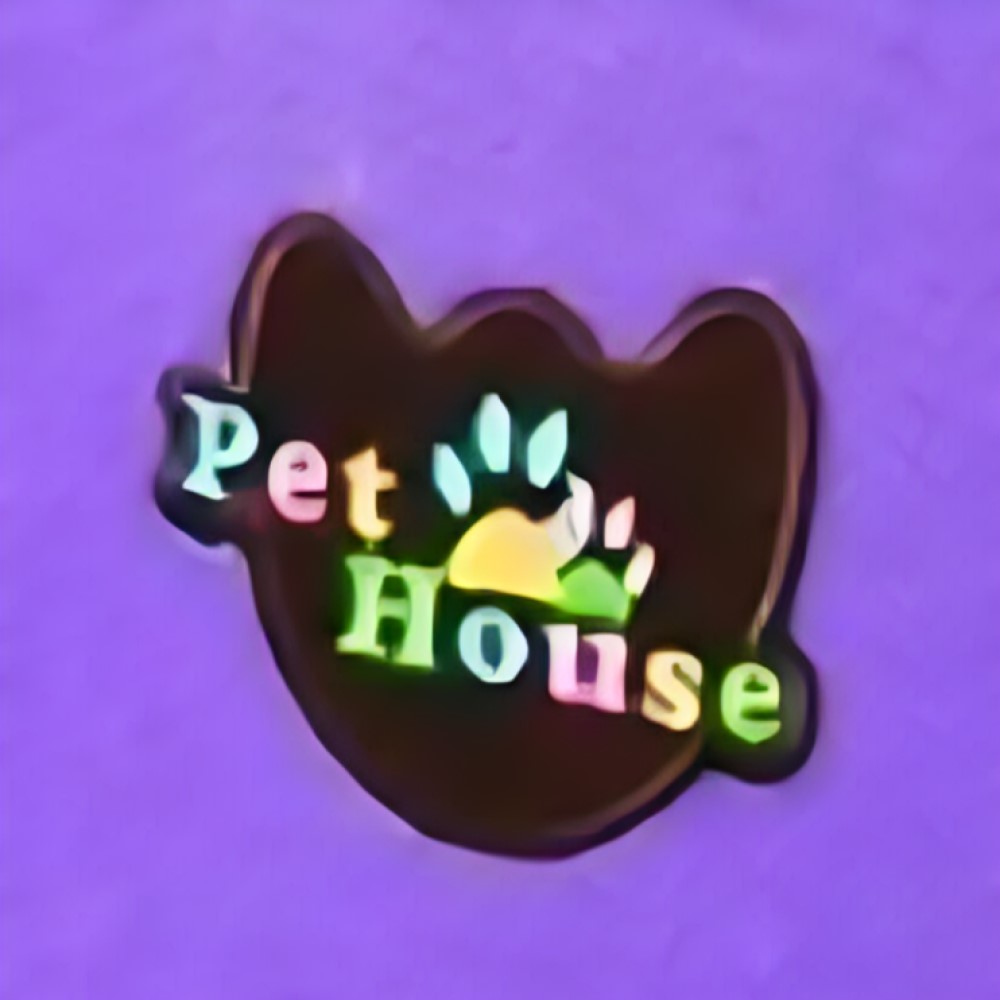 Hordozható kisállat házikó-egy tetős - Lila