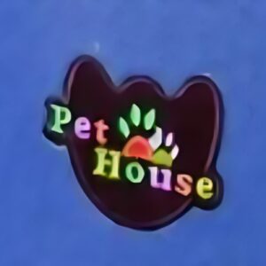 Hordozható kisállat házikó-egy tetős - Kék