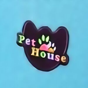 Hordozható kisállat házikó-egy tetős - Halványkék