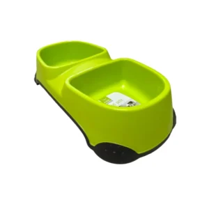 Nunbell dupla etetőtál-nagy - Zöld