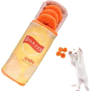 Jutifalattartó plüss játék kisállatoknak-Chips - Sárga