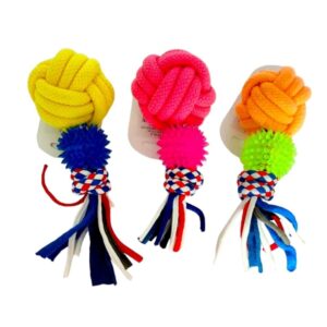 Fogcsiszolós kötél játék kutyáknak-Csomózott labda