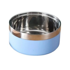 Kisállat speciális fém tál-16cm - Halványkék