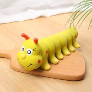 Kisállat csipogó latex hernyó