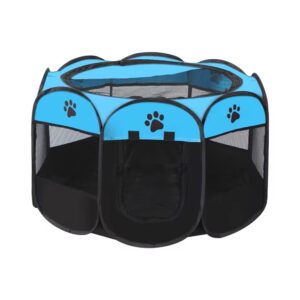 Hordozható kisállat kennel-kicsi - Kék