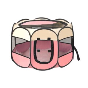 Hordozható kisállat kennel-kicsi - Rózsaszín