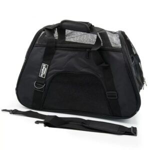 Airline kisállat hordozó válltáska-nagy - Fekete