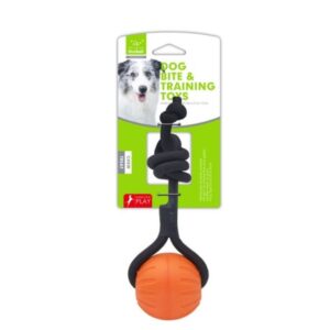 Nunbell zsinóros labda kutyáknak-kicsi - Narancs