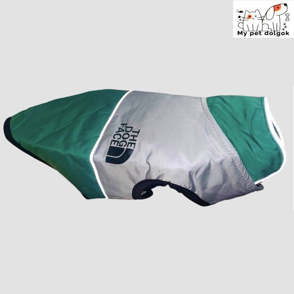 The Dog Face bélelt kutyakabát-zöld - XXL