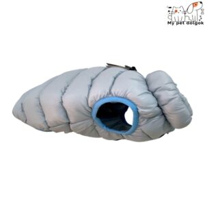 Vízálló bélelt kutya pehely kabát -kék - XXL