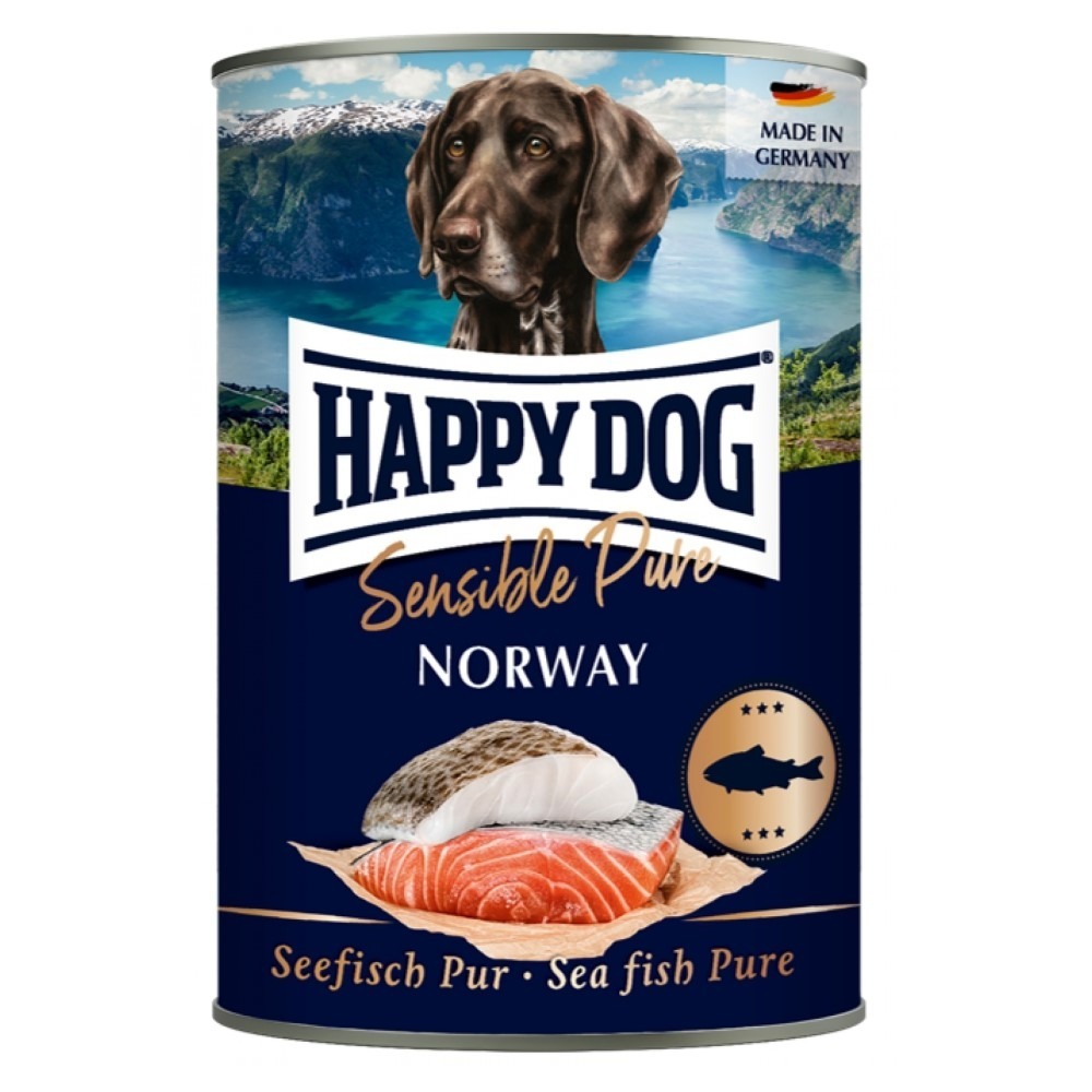 Happy Dog Sensible Pur Norway Lazac Konzerv-400g