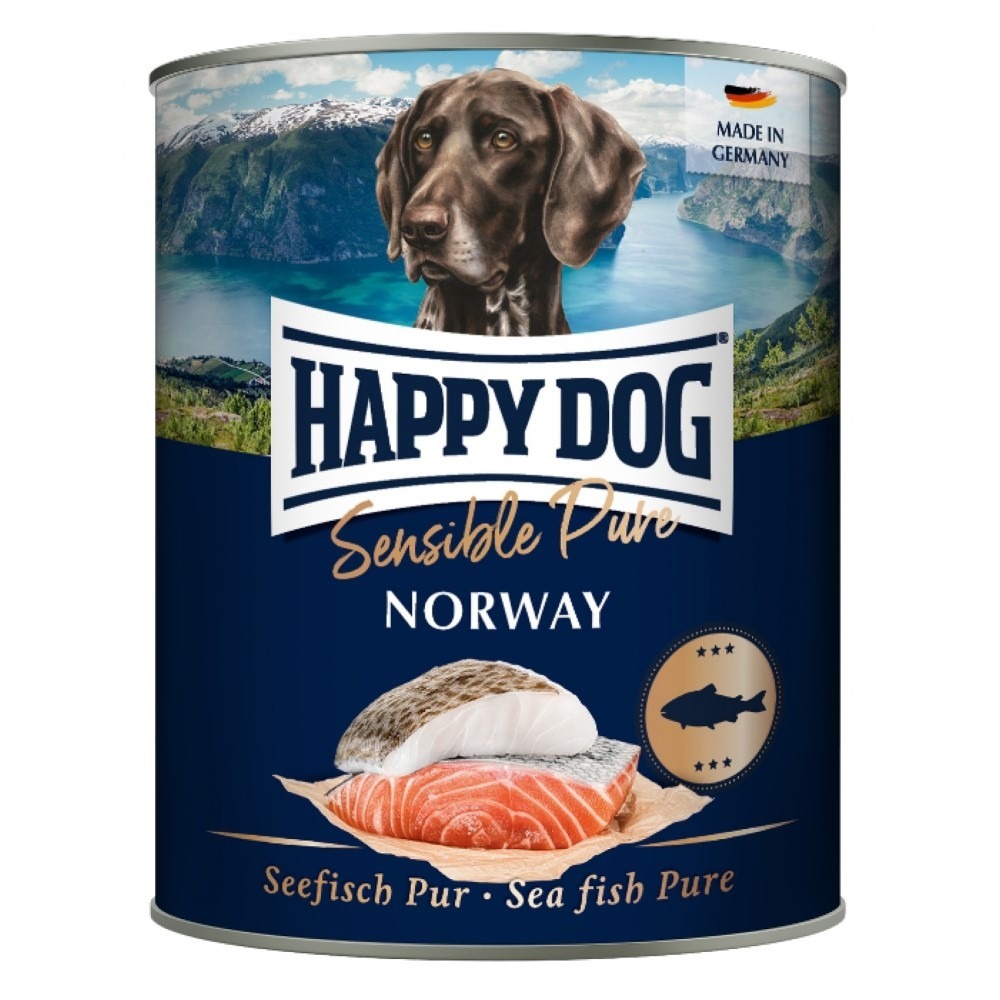 Happy Dog Sensible Pur Norway Lazac Konzerv-800 g