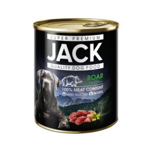 Jack Szuperpremium Kutya Konzerv 100% vadhús 800g