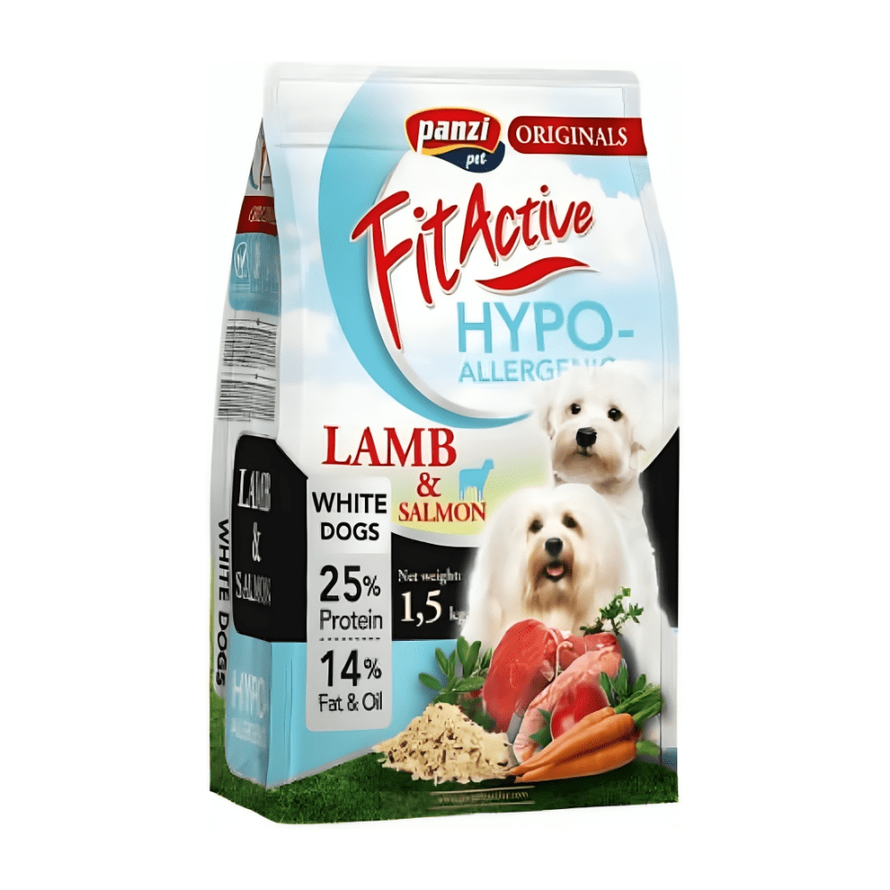 FitActive WhiteDogs Lamb & Salmon with Apple & Rice- 1