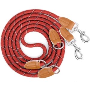 Multifunkcionális Kutya Kiképző Póráz-L - Piros