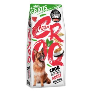 Panzi FitActive CROQ Premium Beef & Rice 15+2 kg