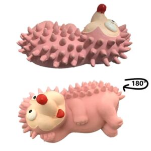 Csipogó latex süni kutyák részére -2model - Rózsaszín