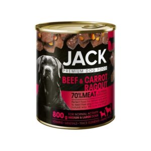 Jack kutya konzerv ragu marha-répa 800g