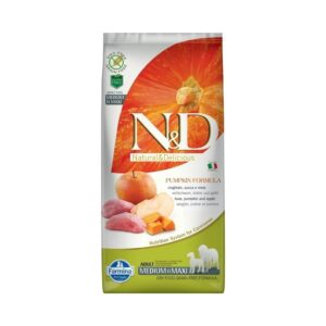 N&D Dog Grain Free vaddisznó & alma sütőtökkel adult medium/maxi 12kg