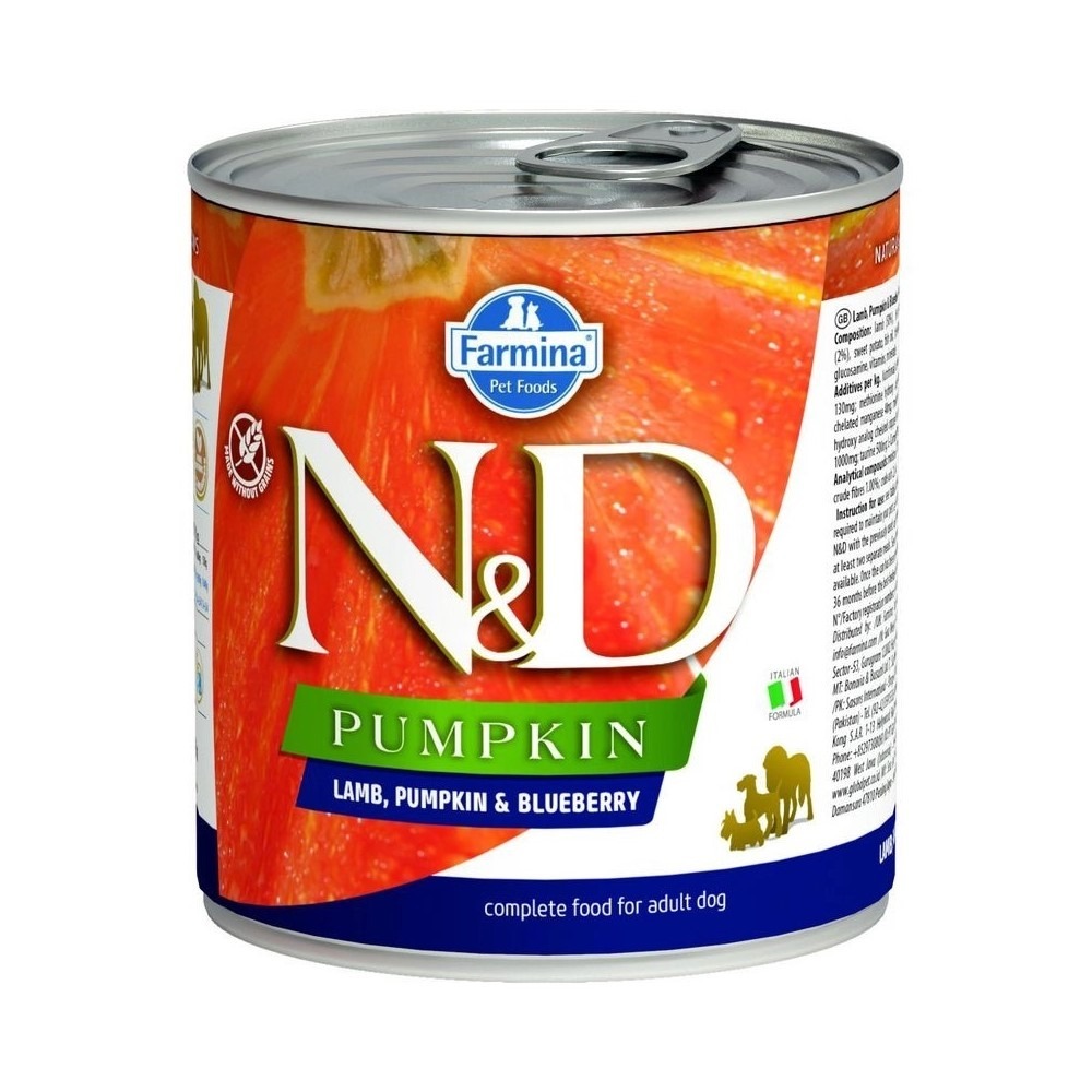 N&D Dog konzerv Bárány & Áfonya Sütőtökkel 285g