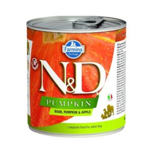 N&D Dog konzerv Vaddisznó & Alma Sütőtökkel 285gr
