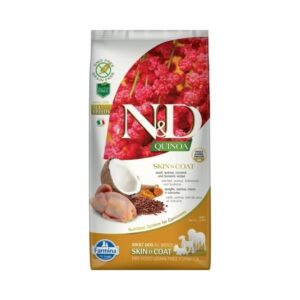 N&D Quinoa Dog Skin & Coat Fürj 7kg