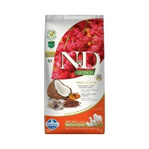 N&D Quinoa Dog Skin & Coat Hering 7kg