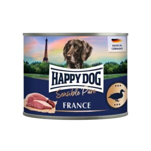 Happy Dog Pur Kacsahúsos Konzerv – France 200g - 1x200g