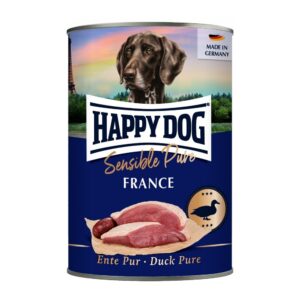 Happy Dog Pur Kacsahúsos Konzerv – France 400g - 1x400g