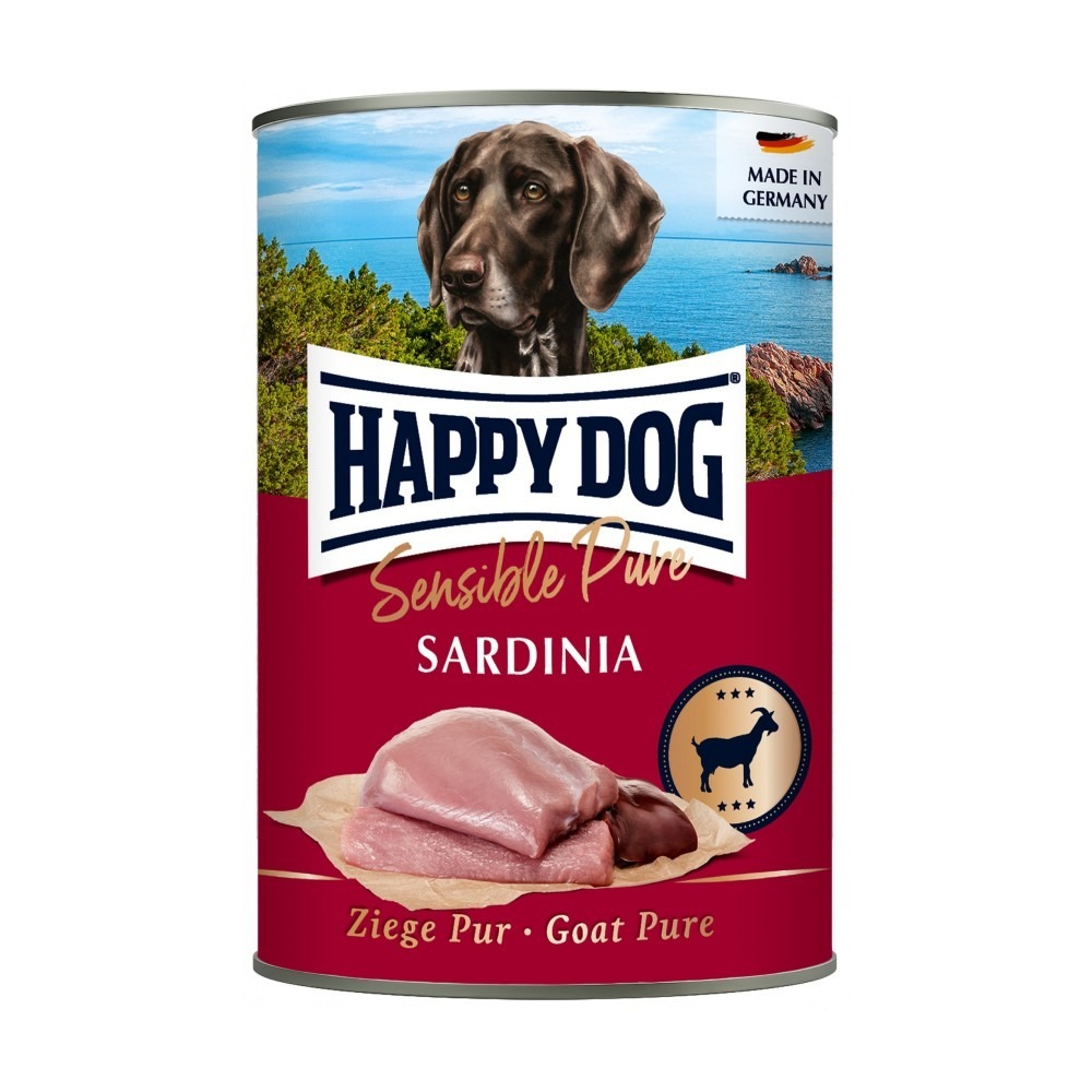 Happy Dog Sensible Pure Sardinia- Kecskehúsos Konzerv 400g - 6x400g