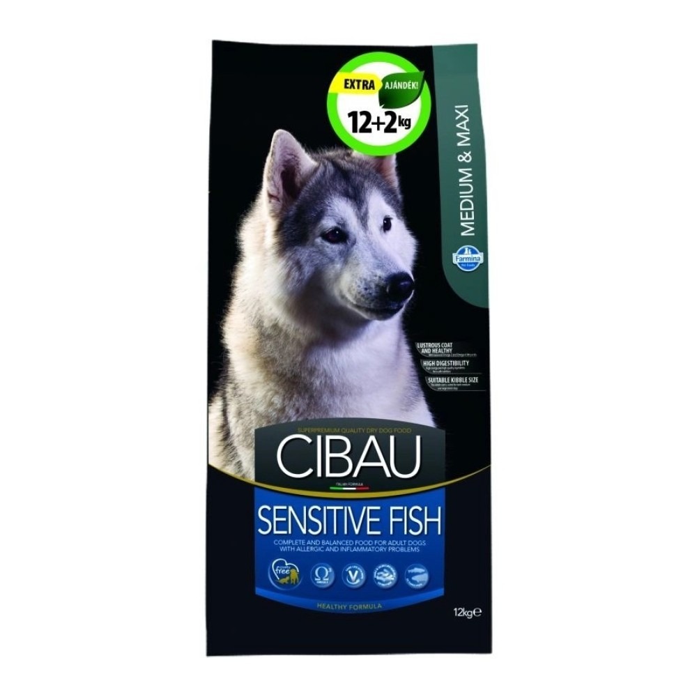 Cibau Sensitive Fish Medium/Maxi 12+2kg Promo