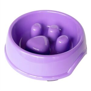 Habzsolásgátló etetőtál-"Mancsos" - Kicsi