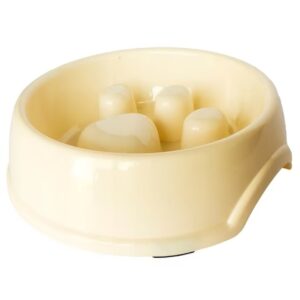 Habzsolásgátló etetőtál-"Mancsos" - Kicsi