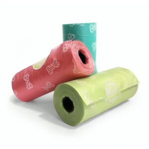 Csontos kutya piszokszedő zacskó - 3 tekercs