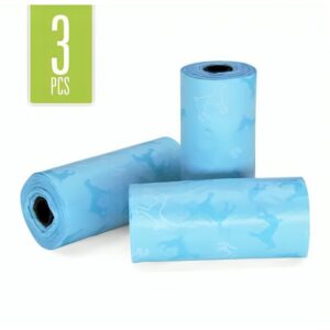 Csontos kutya piszokszedő zacskó - 3 tekercs