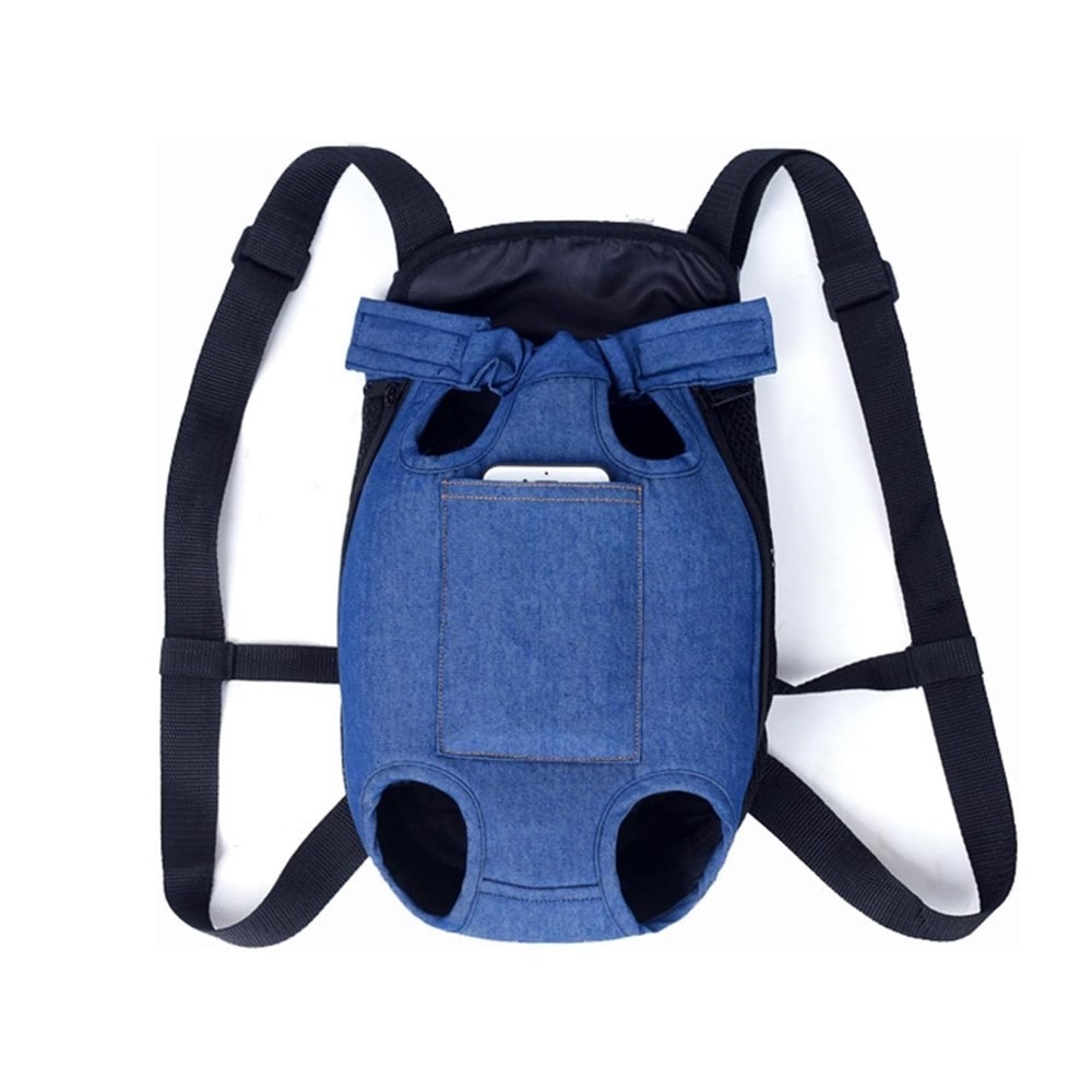 Kisállat kengurus farmer hátizsák -Kicsi - Sötétkék