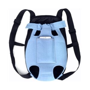 Kisállat kengurus farmer hátizsák -Kicsi - Halványkék