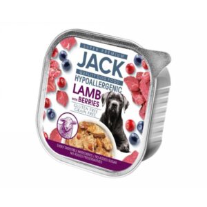 Jack hipoallergén pástétom bárányhús bogyós gyümölcsökkel-150g