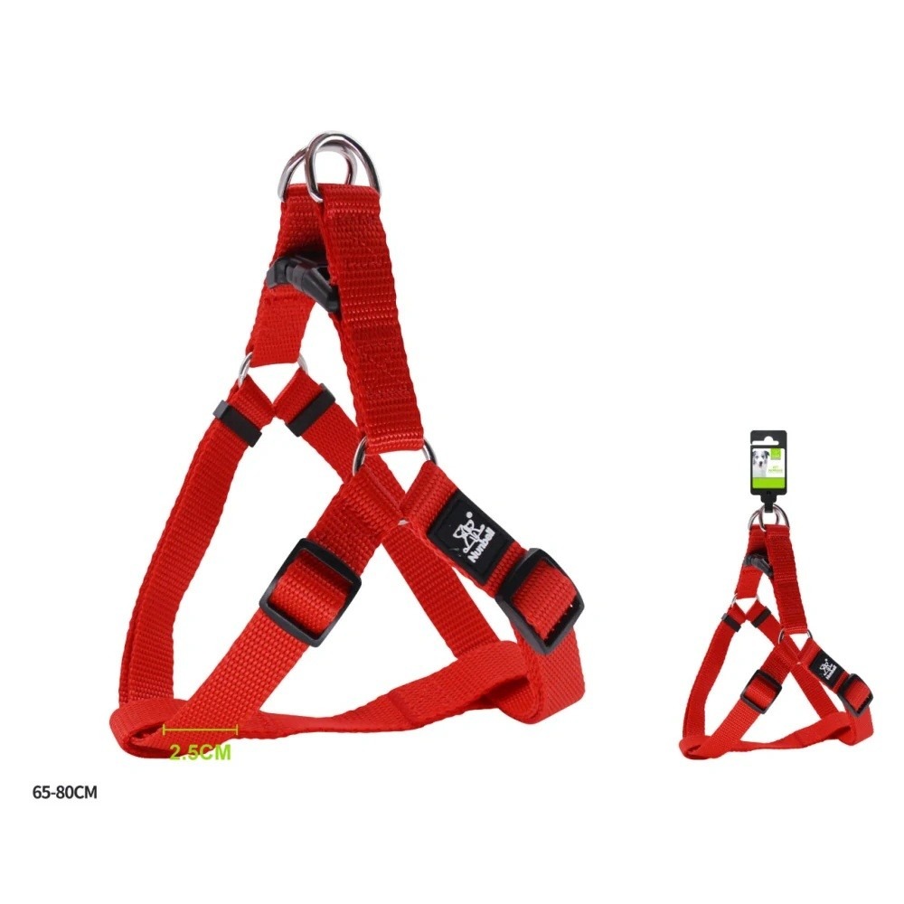 Állítható Klasszikus Nunbell Kutyahám - L/XL - Piros