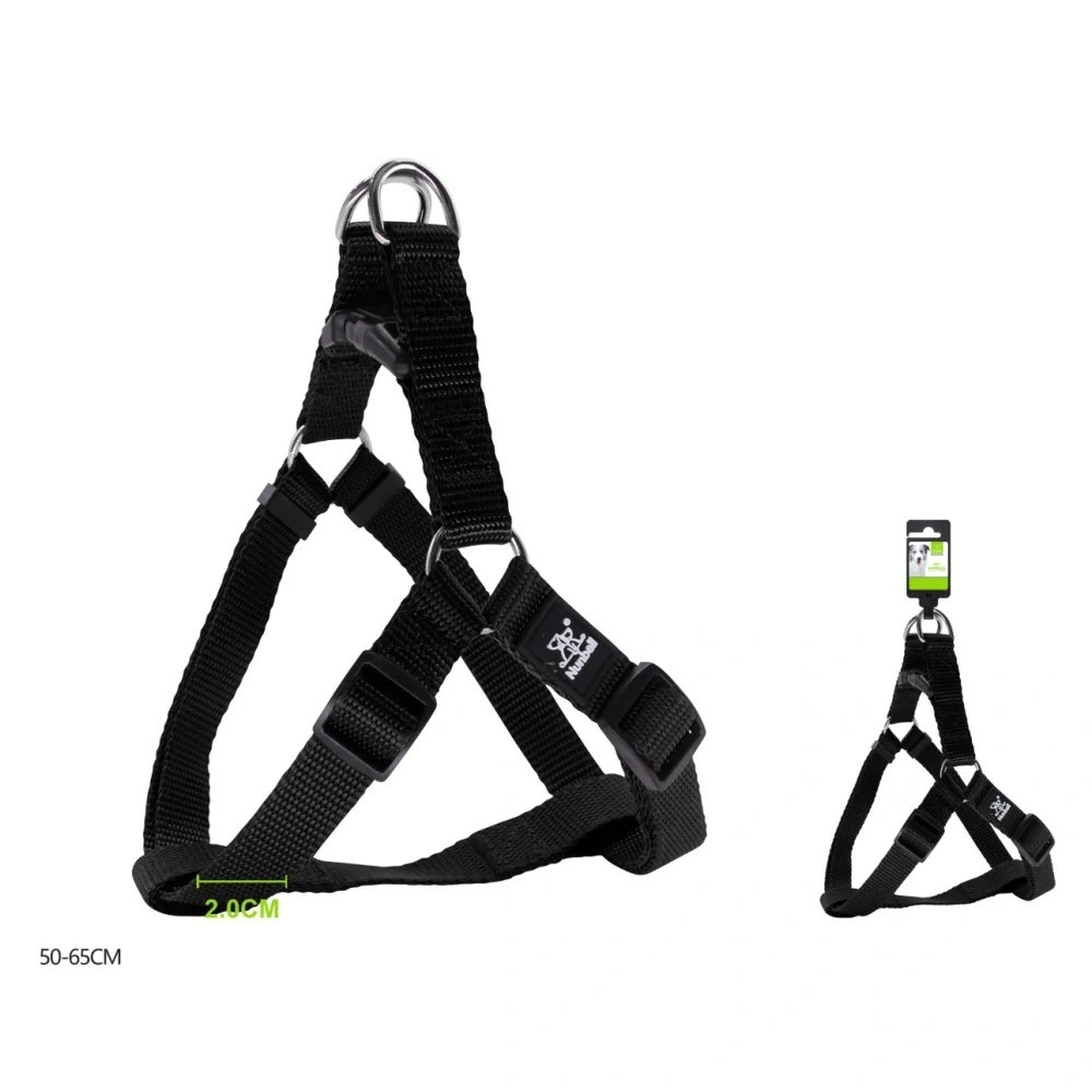 Állítható Klasszikus Nunbell Kutyahám - M/L - Fekete