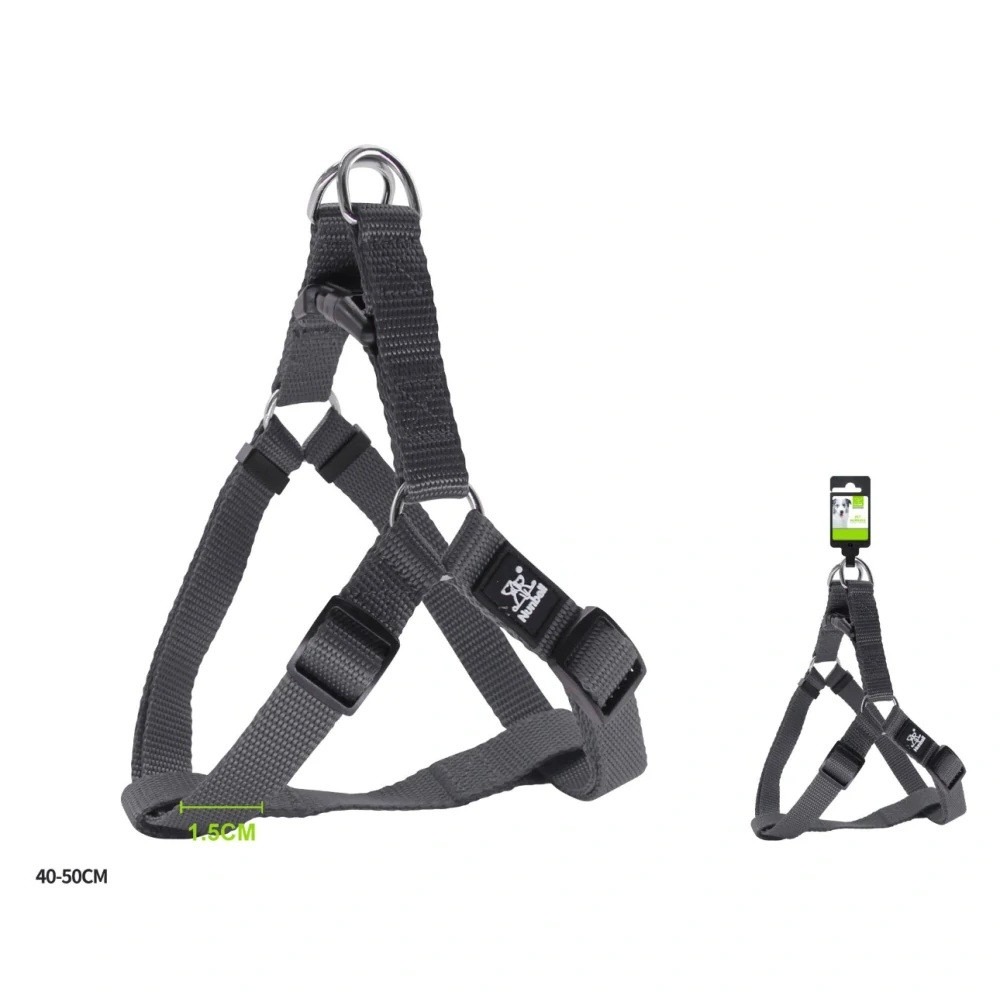 Állítható Klasszikus Nunbell Kutyahám - S/M - Szürke