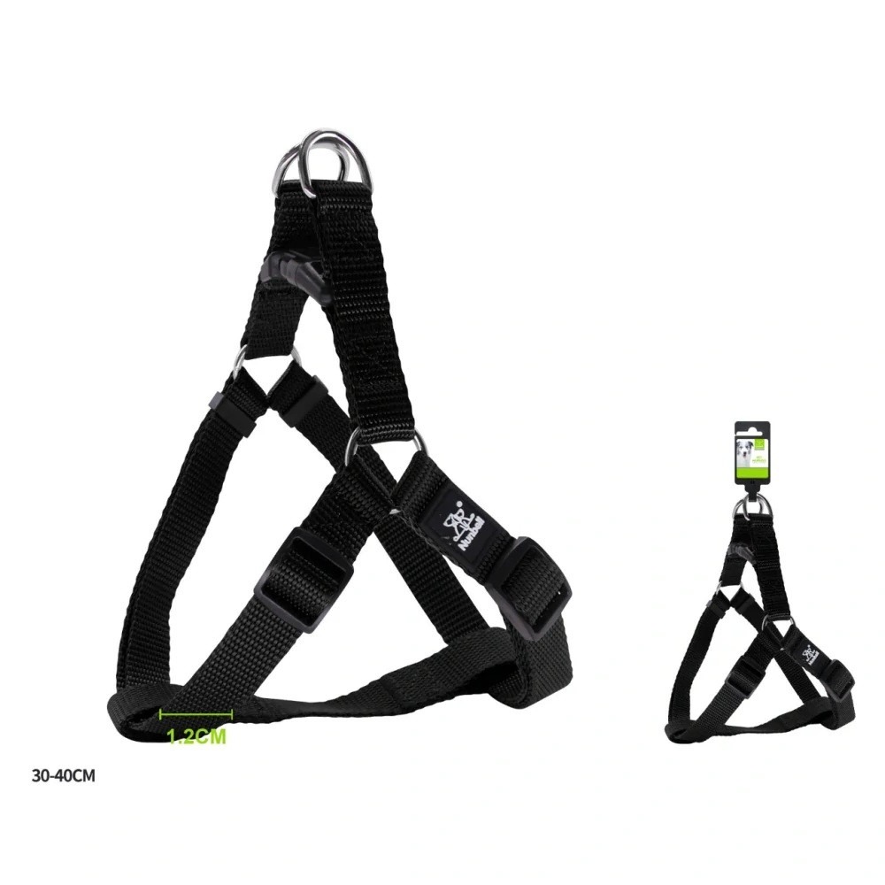 Állítható Klasszikus Nunbell Kutyahám - XS/S - Fekete