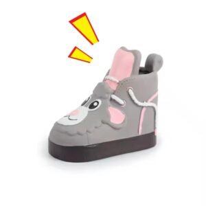 Csipogó gumi rágócipő kutyáknak bárány mintával