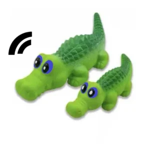 Csipogós gumi korokodil kutyáknak